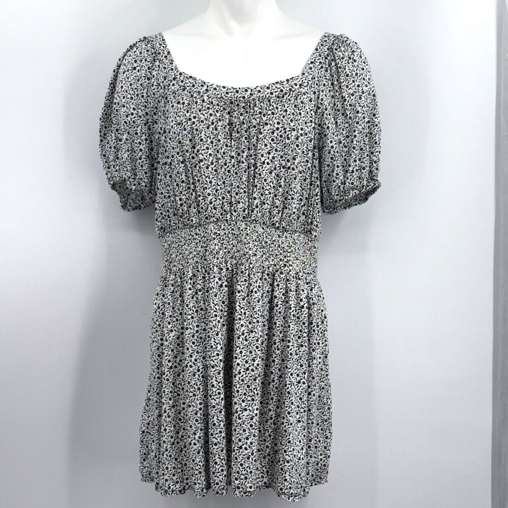 Old Navy Babydoll Dress Size 2X Garden Forest Fairy Boho Dainty Floral Cottage